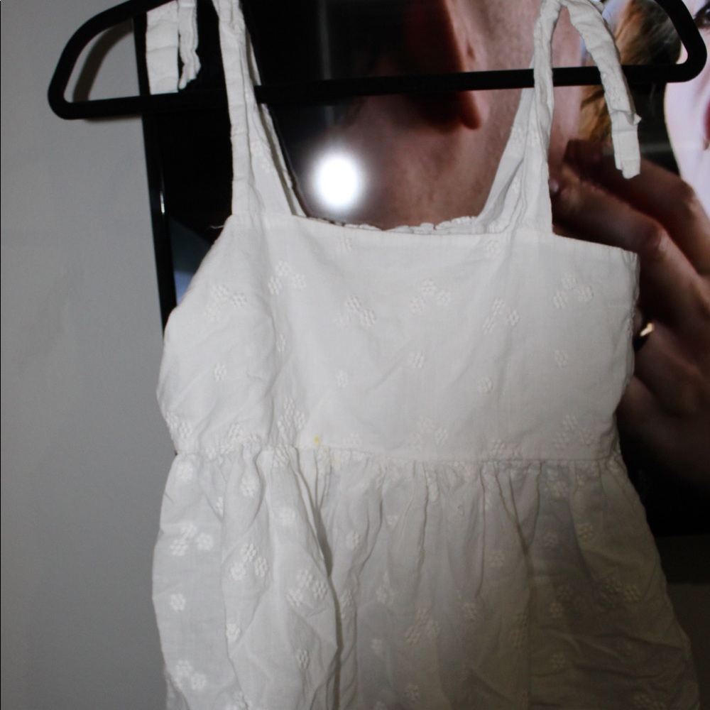 White tank top